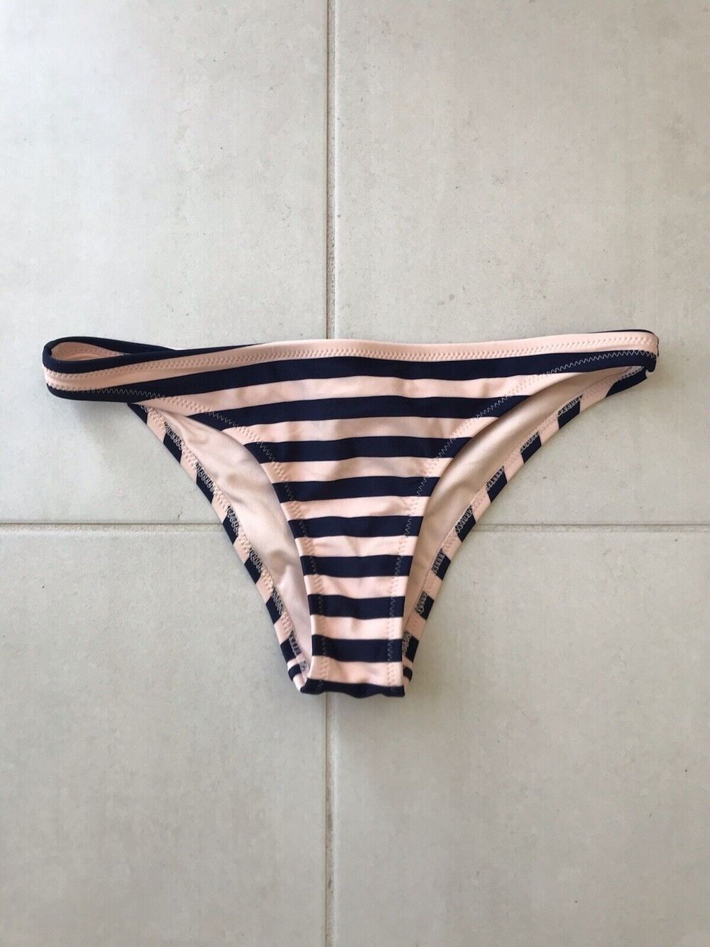 Aerie Cheeky Swim Bikini Bottom Multicolor Striped Swimwear - Picture 1 of 5